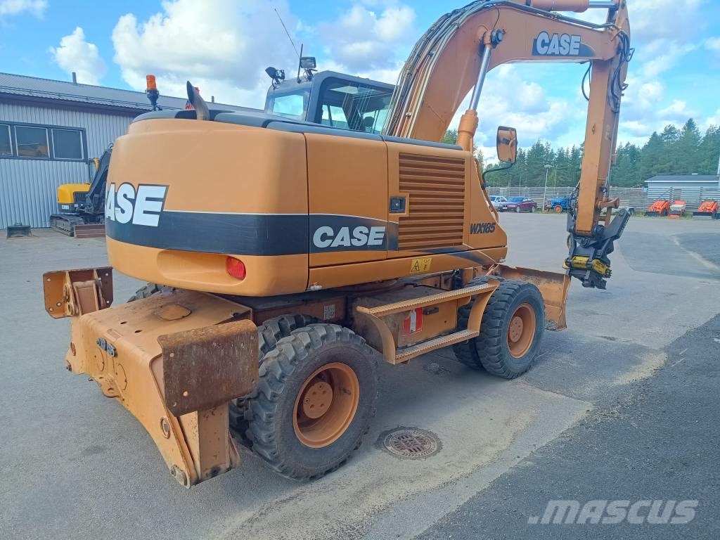 CASE WX185 KALLISTAJA+PYÖRITTÄJÄ حفارات بعجل