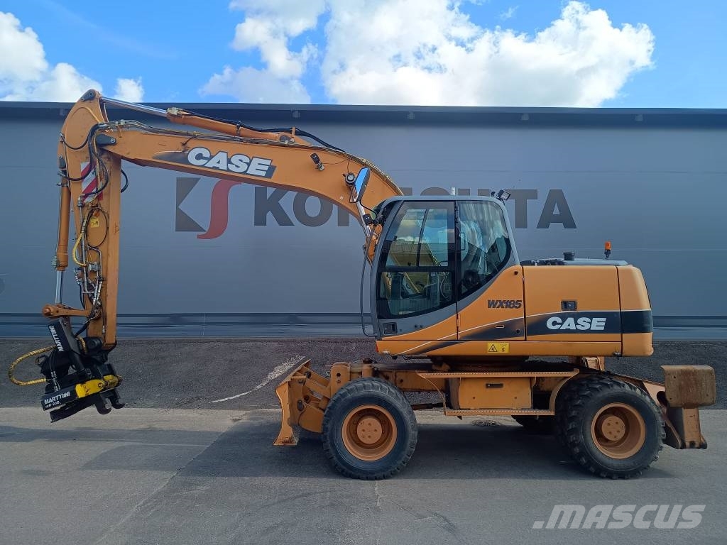 CASE WX185 KALLISTAJA+PYÖRITTÄJÄ حفارات بعجل