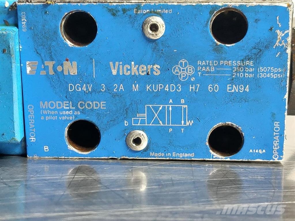 Liebherr L538-Vickers DG4V32AMKUP4D3H760-NG6 4/2 Valve 24V Hydraulika