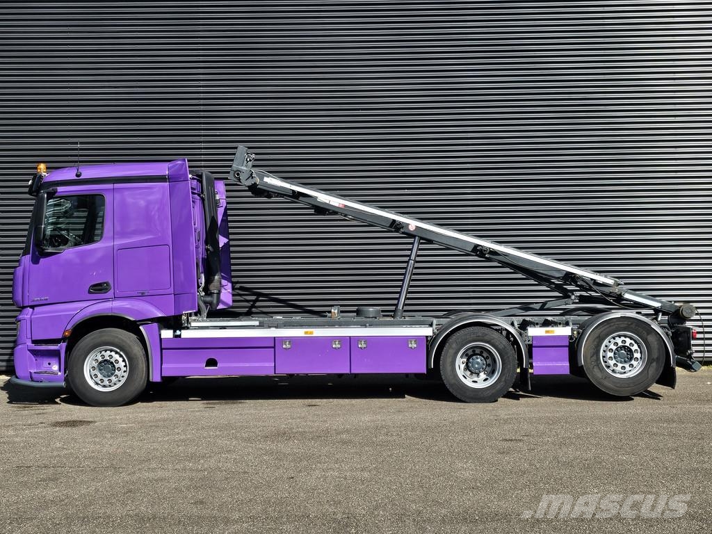 Mercedes-Benz AROCS 3345 / NCH 25T CONTAINER-SYSTEM / CABLE gancho Caminhões Roll-on Roll-off