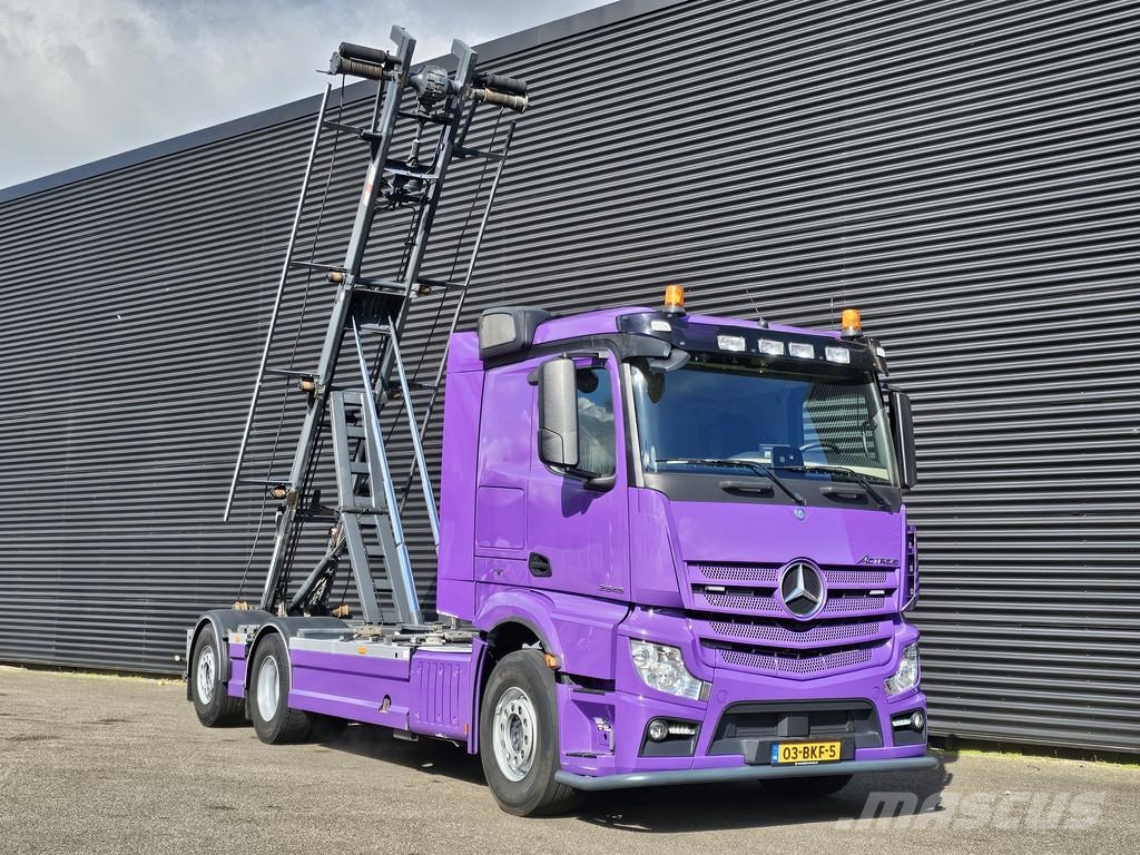 Mercedes-Benz AROCS 3345 / NCH 25T CONTAINER-SYSTEM / CABLE gancho Caminhões Roll-on Roll-off