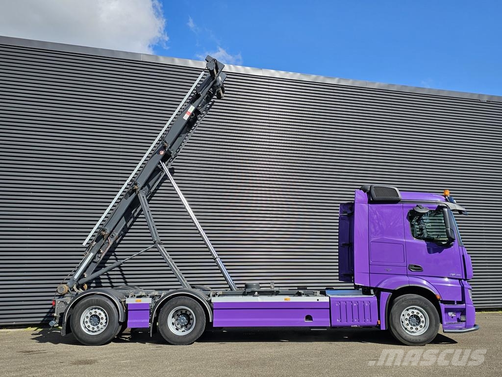 Mercedes-Benz AROCS 3345 / NCH 25T CONTAINER-SYSTEM / CABLE gancho Caminhões Roll-on Roll-off