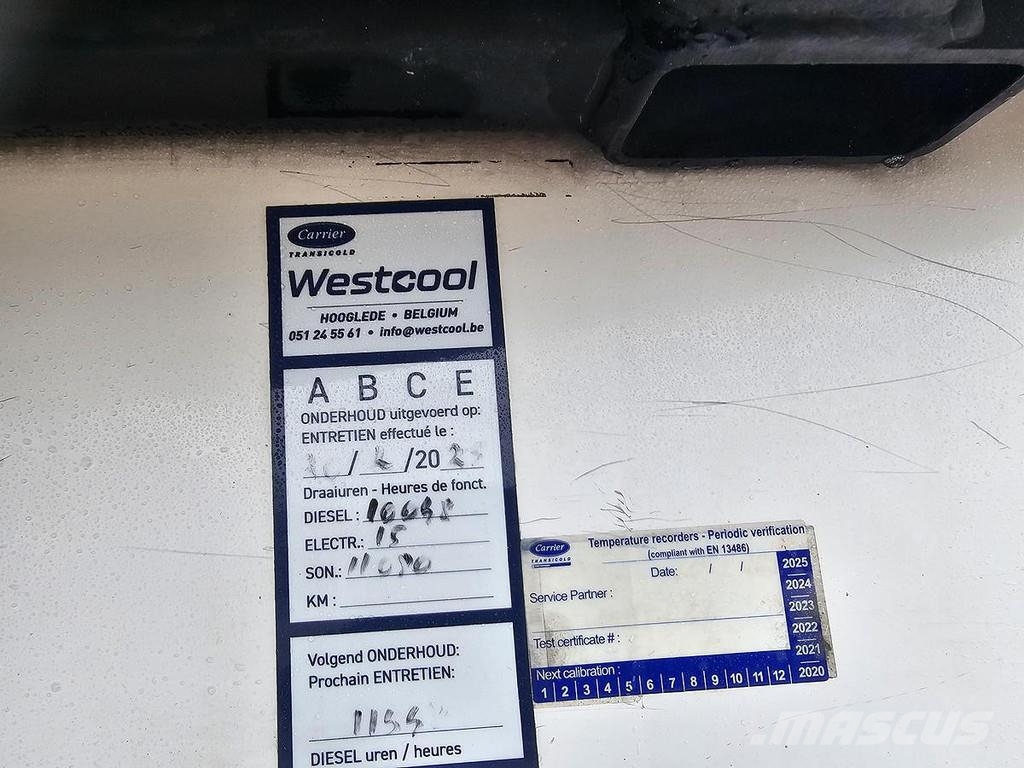 Chereau INOGAM/TYPE 1507 - CARRIER VECTOR 1950 - D'HOLLAND نصف مقطورات بدرجة حرارة قابلة للضبط