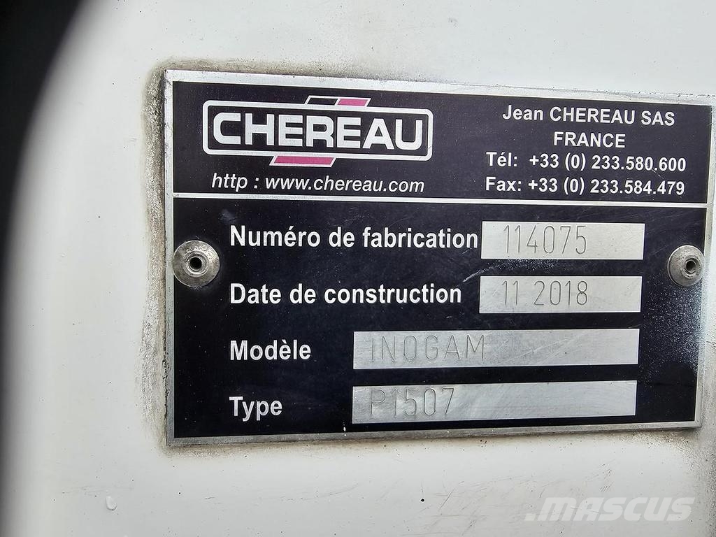 Chereau INOGAM/TYPE 1507 - CARRIER VECTOR 1950 - D'HOLLAND نصف مقطورات بدرجة حرارة قابلة للضبط