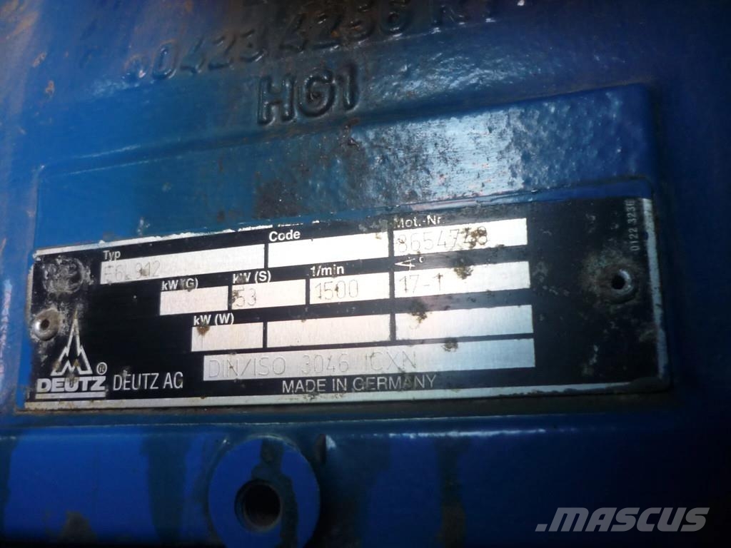 Deutz Bredenoord BRDE-57 57 KVA Diesel Aggregaat Generat Geradores a diesel