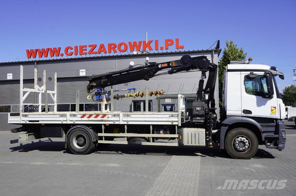 Mercedes-Benz Arocs 1833 4×2 / 50 tho. km! / HIAB X-HIPRO 192 ES Fahrzeug mit mobiler Bohranlage