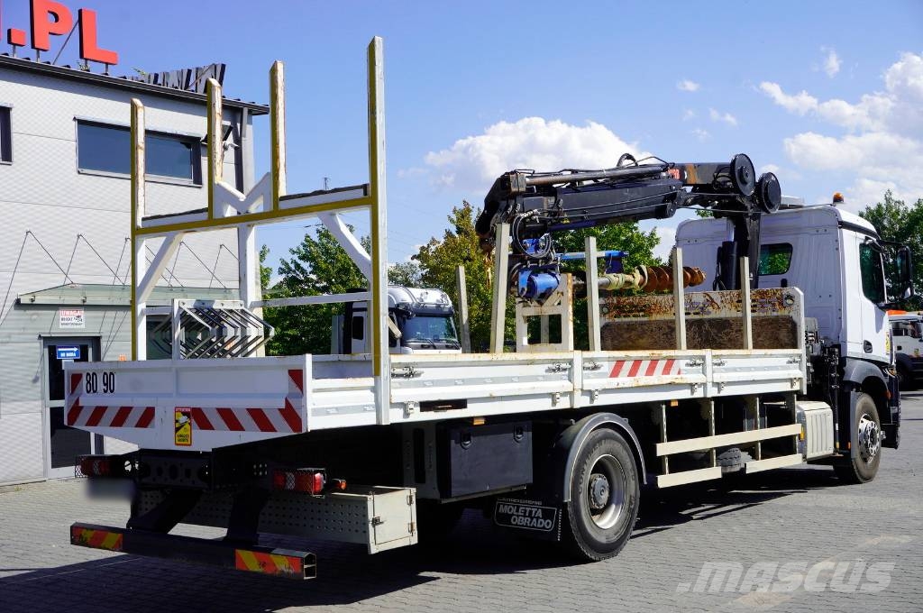 Mercedes-Benz Arocs 1833 4×2 / 50 tho. km! / HIAB X-HIPRO 192 ES Fahrzeug mit mobiler Bohranlage
