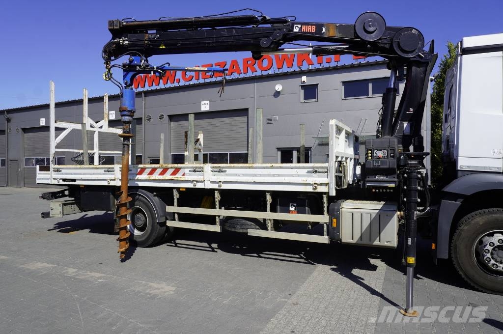 Mercedes-Benz Arocs 1833 4×2 / 50 tho. km! / HIAB X-HIPRO 192 ES Fahrzeug mit mobiler Bohranlage