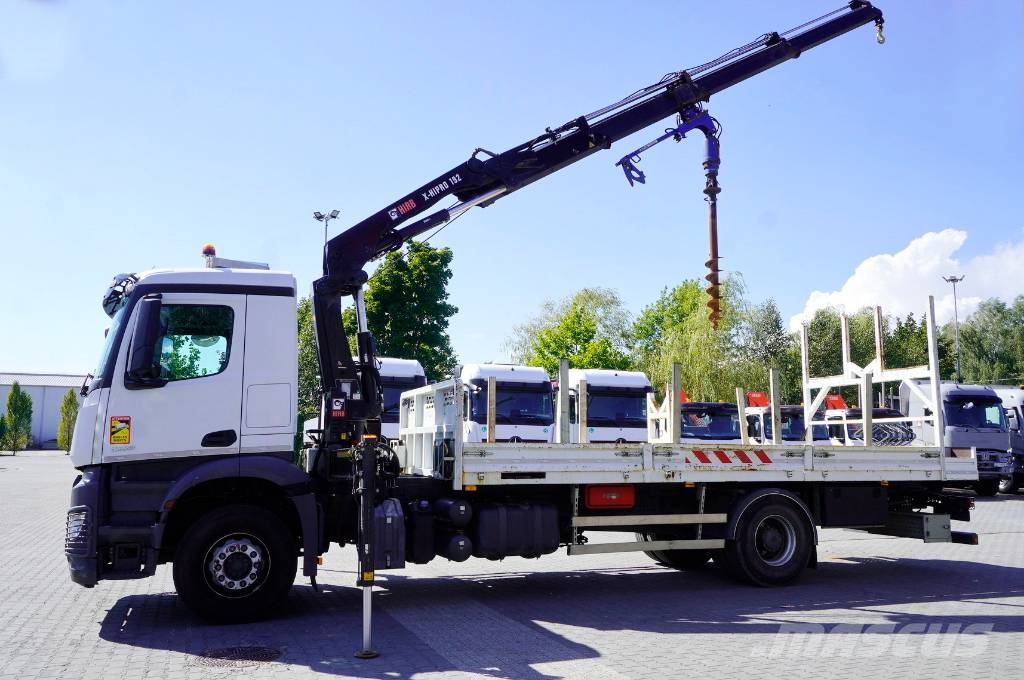 Mercedes-Benz Arocs 1833 4×2 / 50 tho. km! / HIAB X-HIPRO 192 ES Fahrzeug mit mobiler Bohranlage