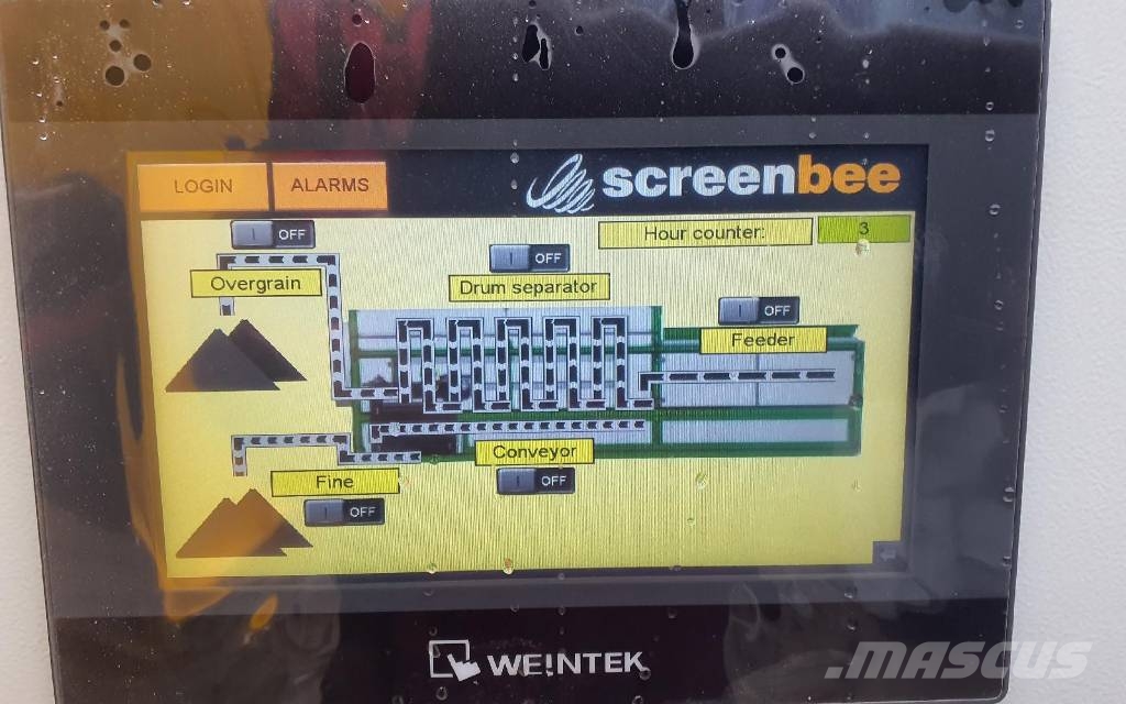 ScreenBee SB 13.26W radmobile Trommelsiebanlage #53444 أجهزة فحص متنقلة