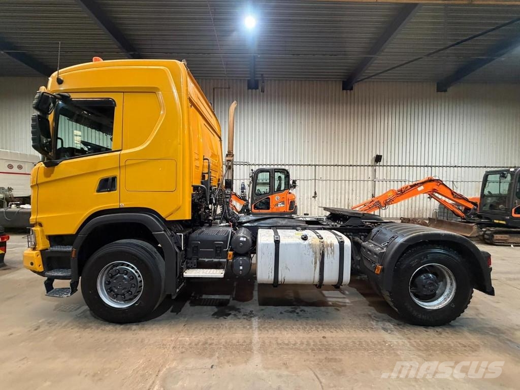 Scania G450 XT 4x4 - MANUAL + RETARDER - PTO HYDR - *400. Sadulveokid