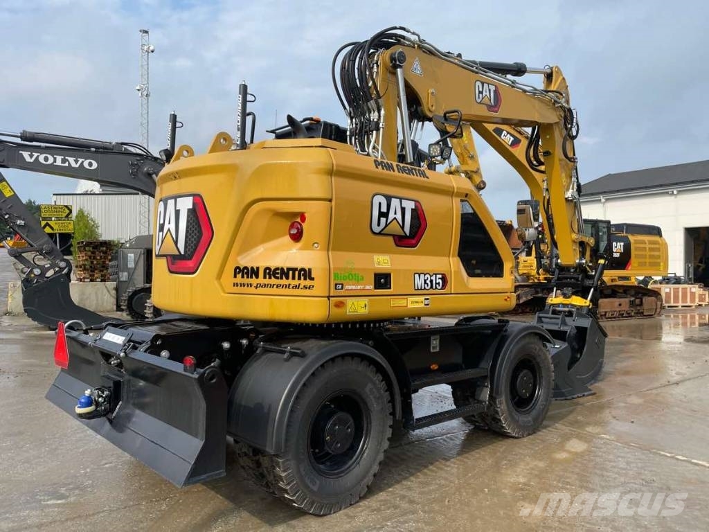 CAT M315 Uthyres/For Rental Ratiniai ekskavatoriai