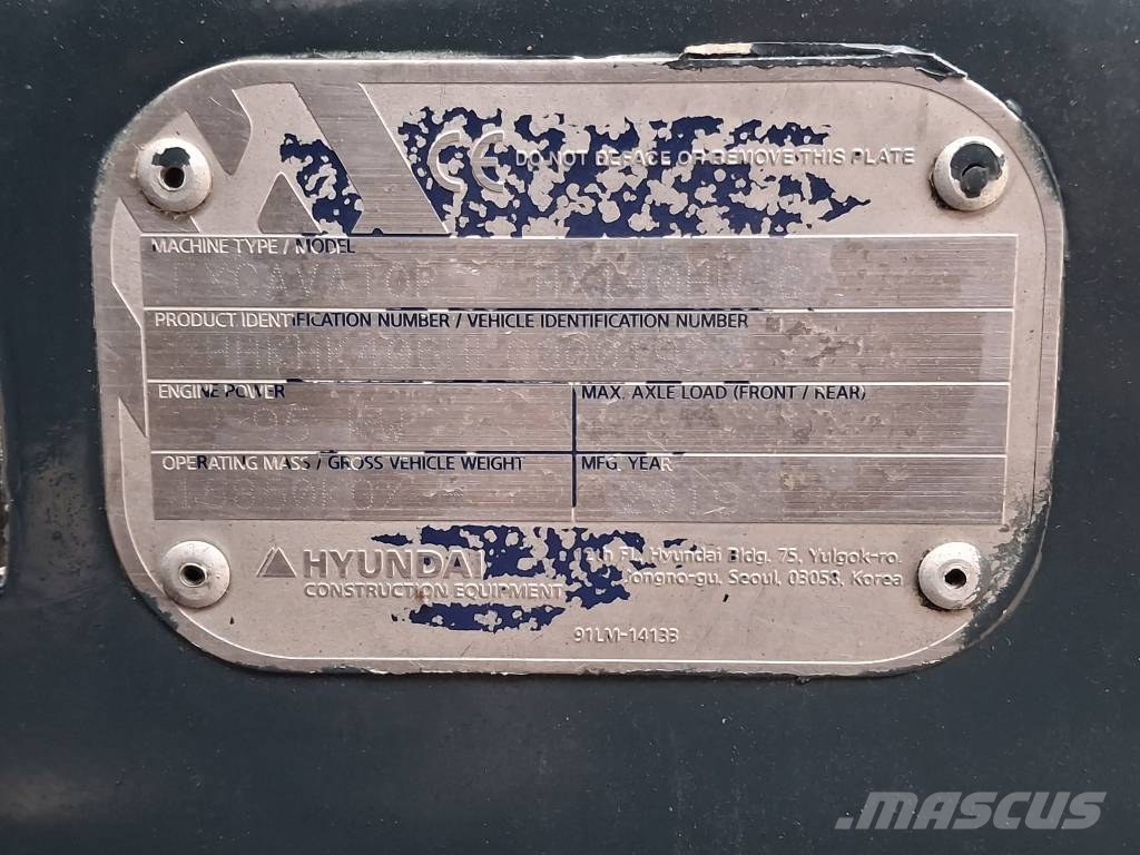 Hyundai HX 140 HWc Telakaivukoneet