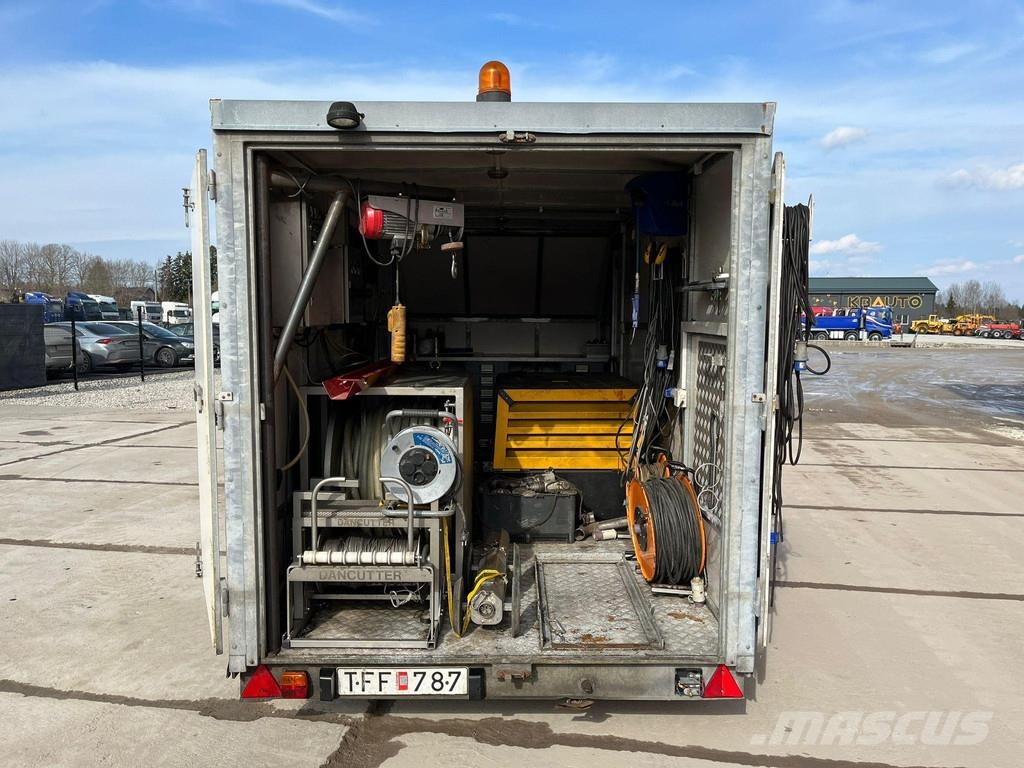 Reko 2000 TD SEWER CLEANING AND INSPECTION EQUIPMENT Gesloten opbouw trailers