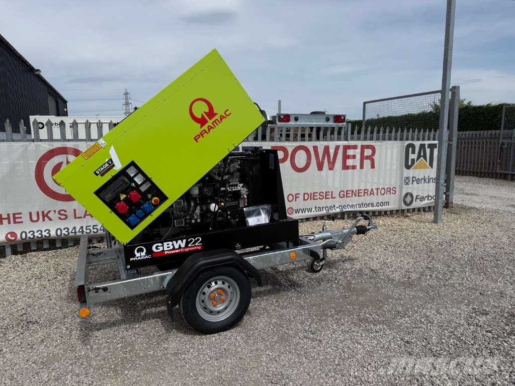 Pramac GBW22P-T 20kVA Perkins Mobile Generator Dizel Jeneratörler