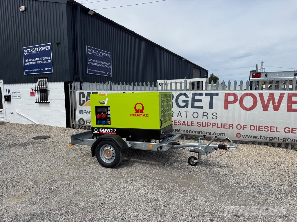 Pramac GBW22P-T 20kVA Perkins Mobile Generator Dizel Jeneratörler