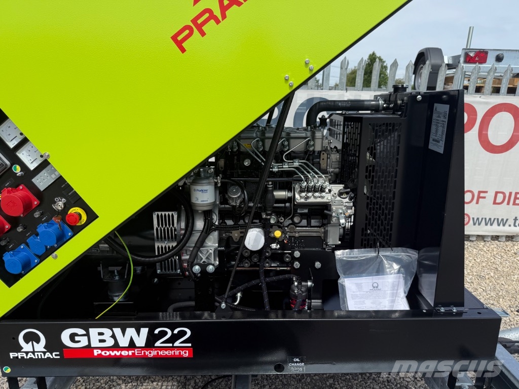 Pramac GBW22P-T 20kVA Perkins Mobile Generator Dizel Jeneratörler