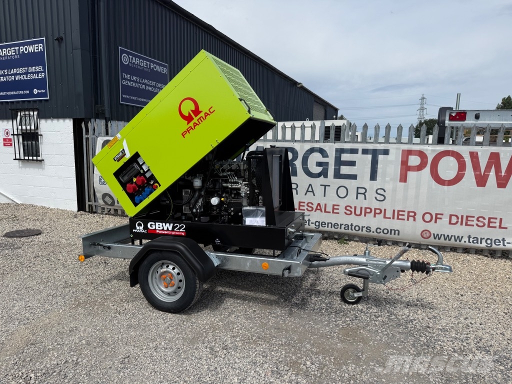 Pramac GBW22P-T 20kVA Perkins Mobile Generator Dizel Jeneratörler