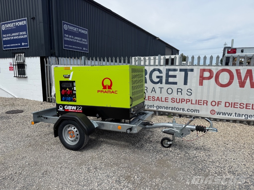 Pramac GBW22P-T 20kVA Perkins Mobile Generator Dizel Jeneratörler