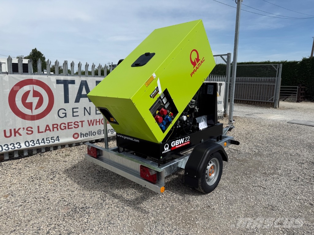 Pramac GBW22P-T 20kVA Perkins Mobile Generator Dizel Jeneratörler