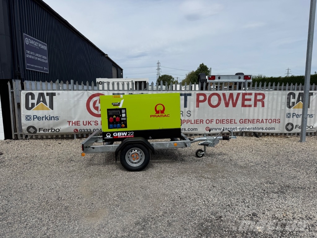 Pramac GBW22P-T 20kVA Perkins Mobile Generator Dizel Jeneratörler