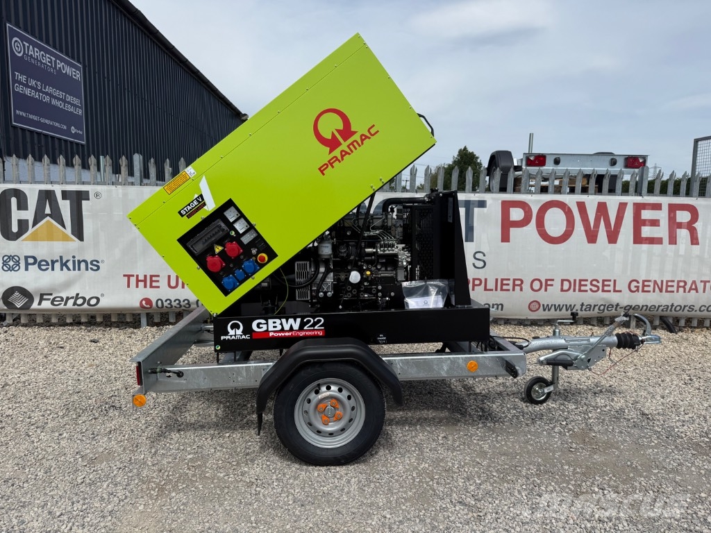 Pramac GBW22P-T 20kVA Perkins Mobile Generator Dizel Jeneratörler
