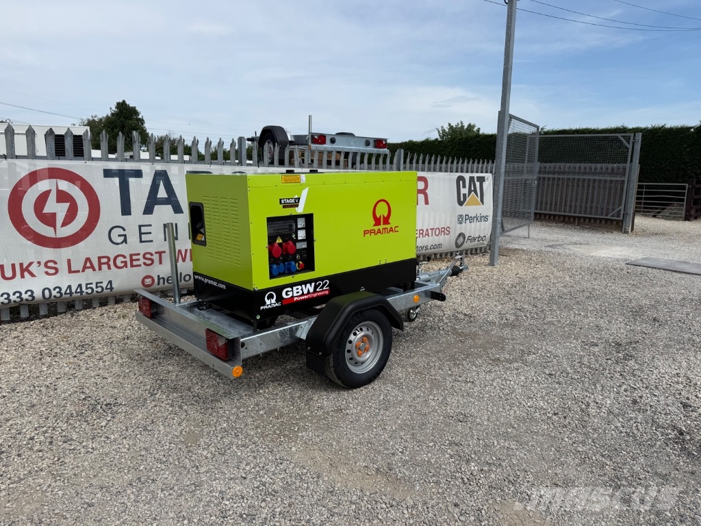 Pramac GBW22P-T 20kVA Perkins Mobile Generator Dizel Jeneratörler