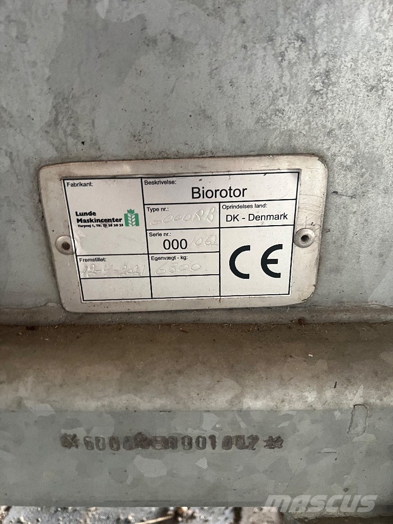Lunde maskin Biorotor 6m Outras máquinas de lavoura e acessórios