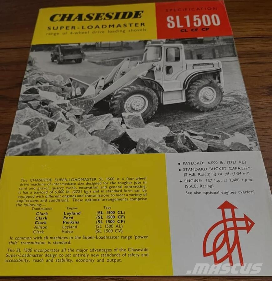 JCB Chaseside Super Loadmaster SL1500 Oldtimer Radlader
