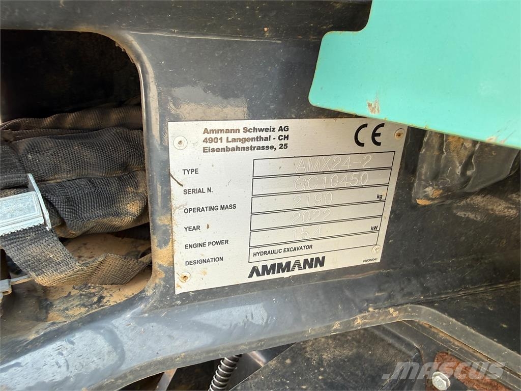 Ammann AMX24-2 Mini pelle < 7t