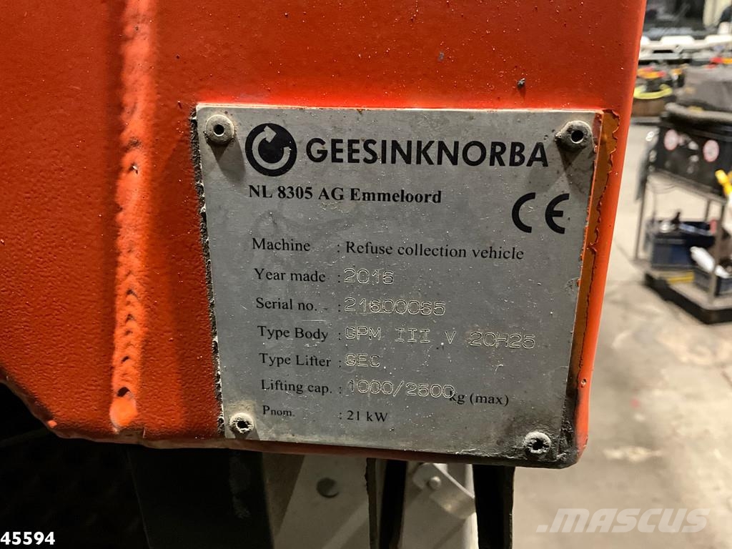 Volvo FM 330 Euro 6 Geesink 20m³ شاحنات المخلفات
