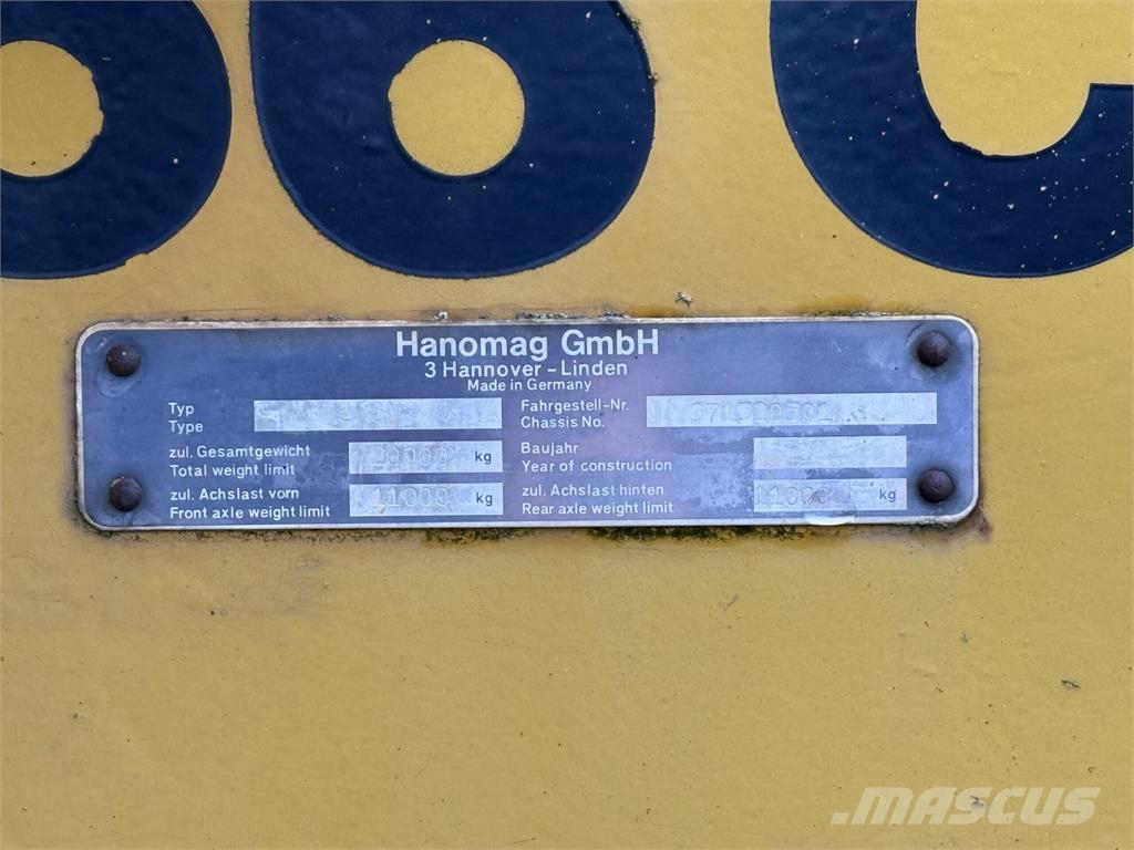 Hanomag C66 Φορτωτές με λάστιχα (Τροχοφόροι)