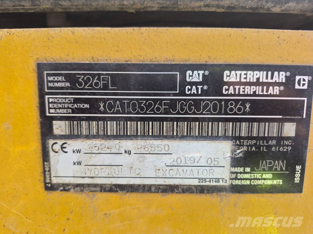 CAT 326FL Telakaivukoneet