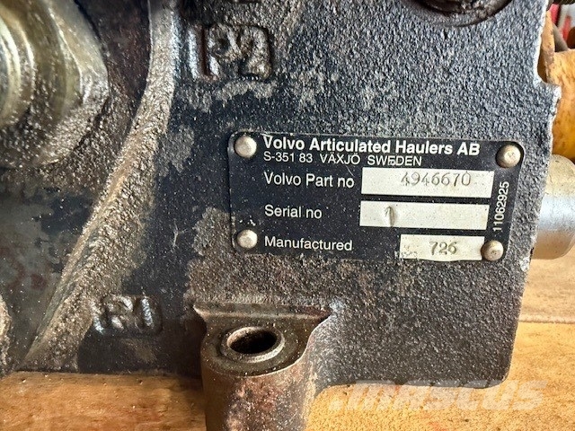 Volvo A 25 C USED HYDRAULIC PARTS Hydraulics
