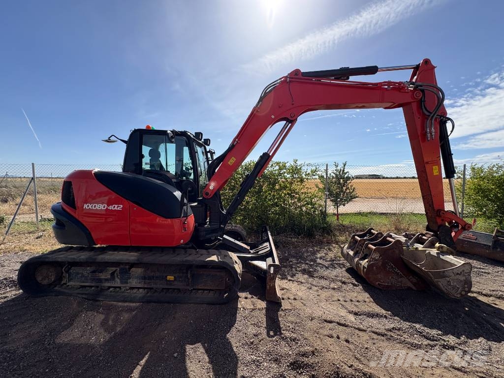 Kubota KX080-4a2 Midigraafmachines 7t - 12t