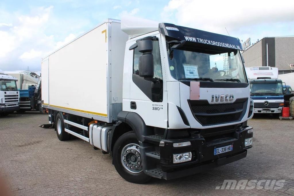 Iveco Stralis 330 + EURO 6 + NICE TRUCK + 19T شاحنات ذات هيكل صندوقي