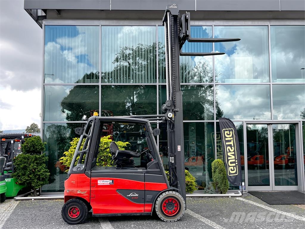Linde E50HL-01/600 Elektrikli forkliftler
