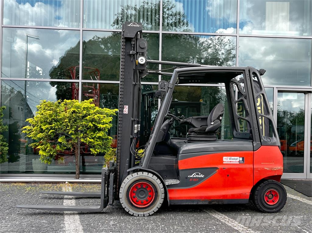 Linde E50HL-01/600 Elektrikli forkliftler