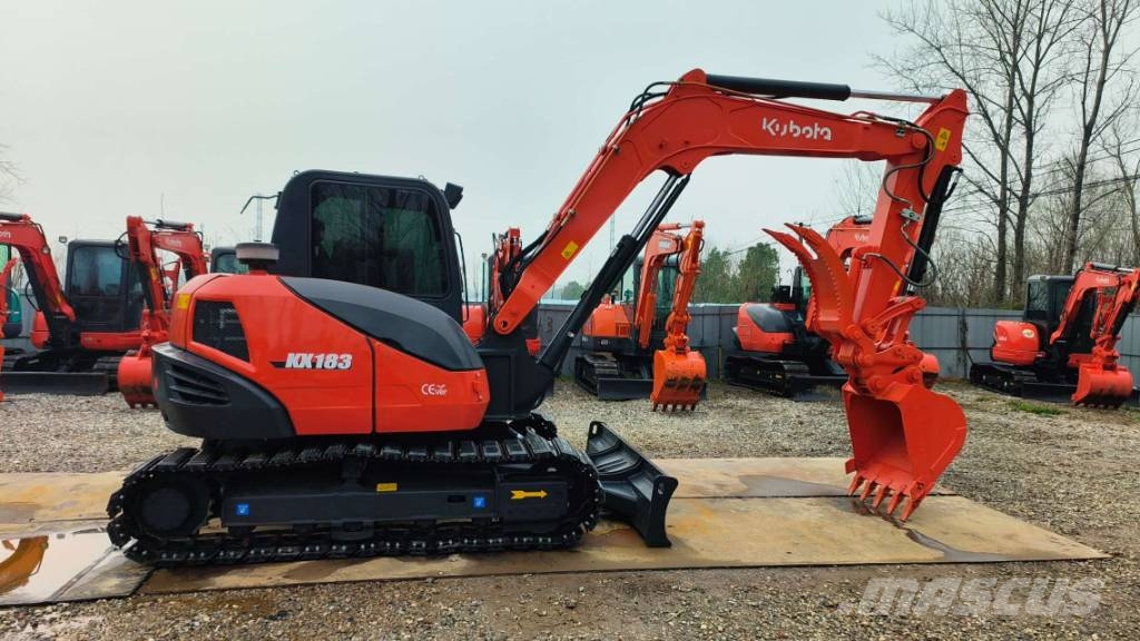 Kubota KX 183 小型挖土機/掘鑿機<7t(小型挖掘機)
