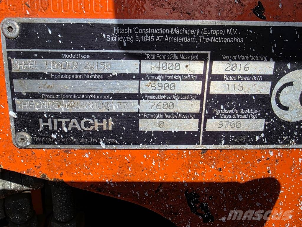 Hitachi ZW 150 Radlader