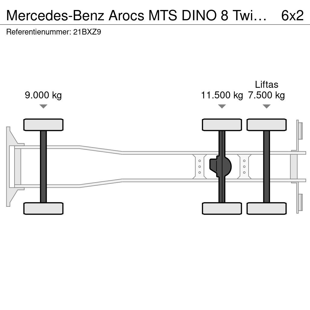 Mercedes-Benz Arocs MTS DINO 8 Twin Fan Suction Excavator Vaakumautod