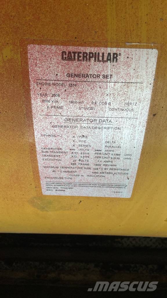 CAT XQ2000 - 2.250 kVA Generator - DPX-12670 Diesel Generatoren