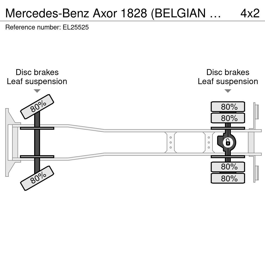 Mercedes-Benz Axor 1828 (BELGIAN TRUCK / HIAB 122 E / MANUAL GEA Kipper