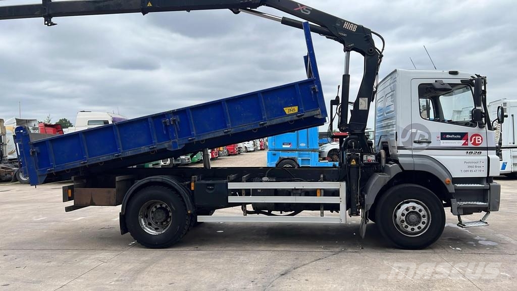 Mercedes-Benz Axor 1828 (BELGIAN TRUCK / HIAB 122 E / MANUAL GEA Kipper