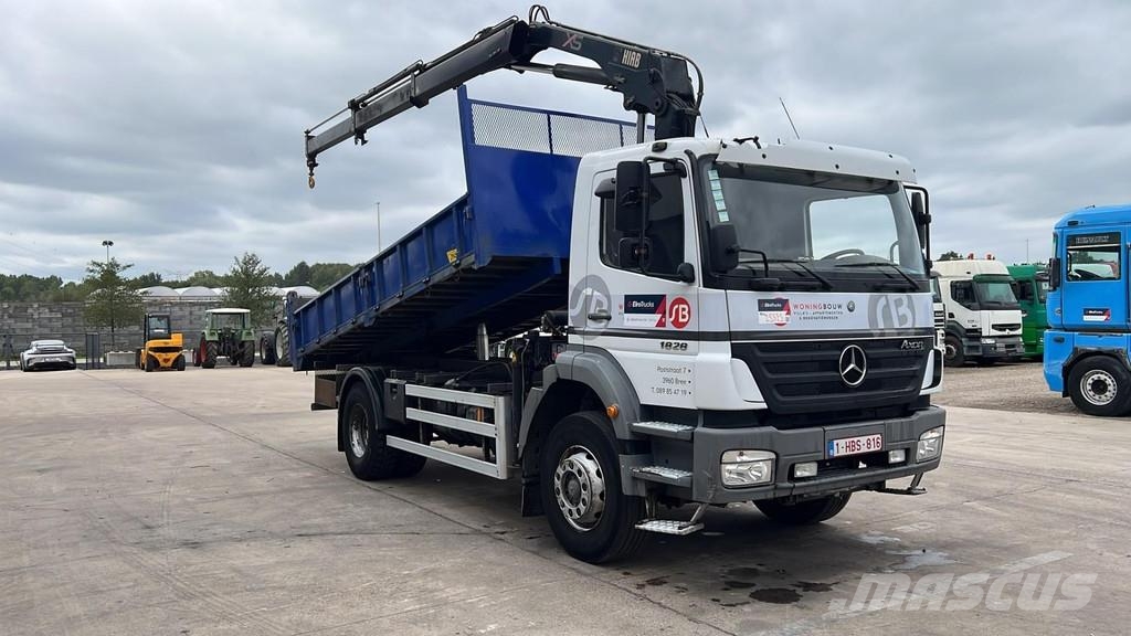 Mercedes-Benz Axor 1828 (BELGIAN TRUCK / HIAB 122 E / MANUAL GEA Kipper