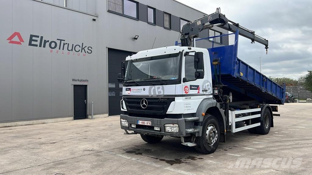 Mercedes-Benz Axor 1828 (BELGIAN TRUCK / HIAB 122 E / MANUAL GEA Kipper