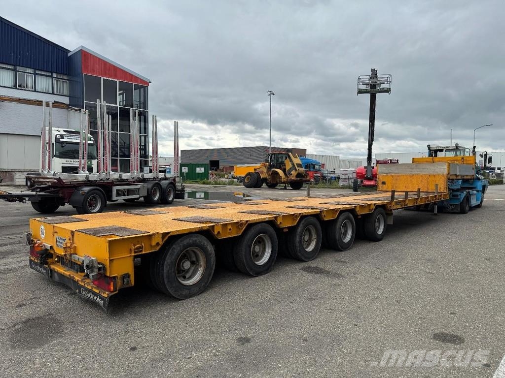 Goldhofer STZ-L5-50/80A 8,13M EXTENDABLE, 5 AXLE STEERING, B Diepladers