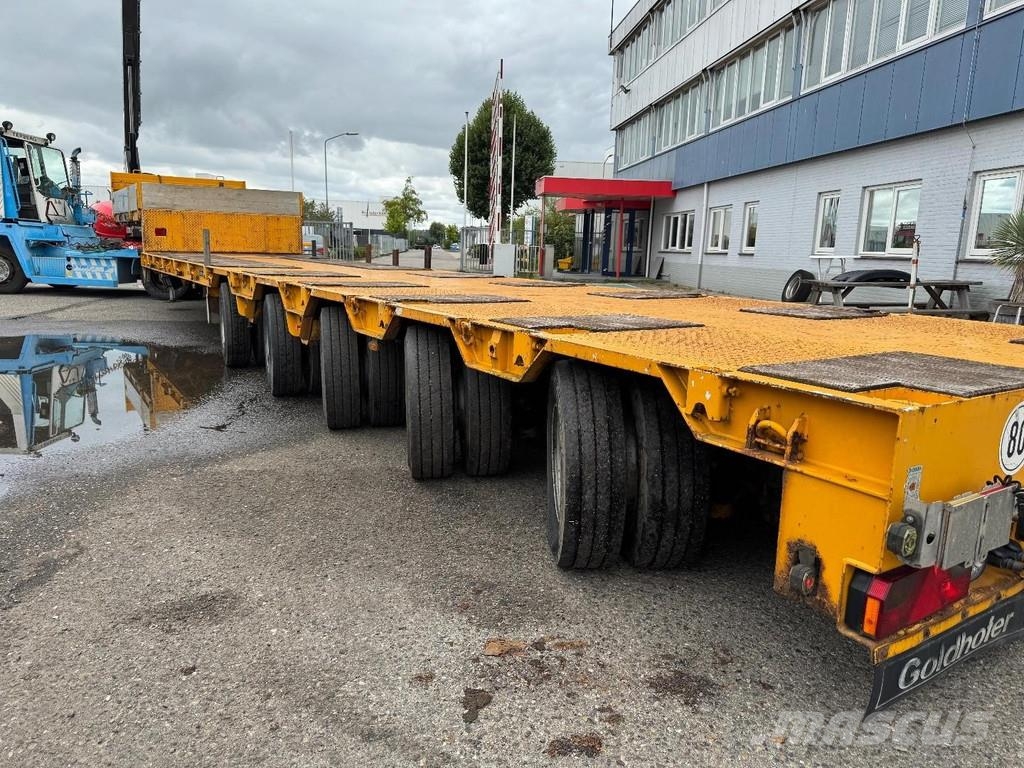 Goldhofer STZ-L5-50/80A 8,13M EXTENDABLE, 5 AXLE STEERING, B Diepladers