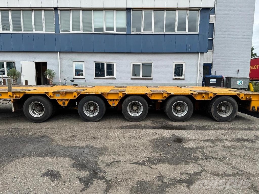 Goldhofer STZ-L5-50/80A 8,13M EXTENDABLE, 5 AXLE STEERING, B Diepladers