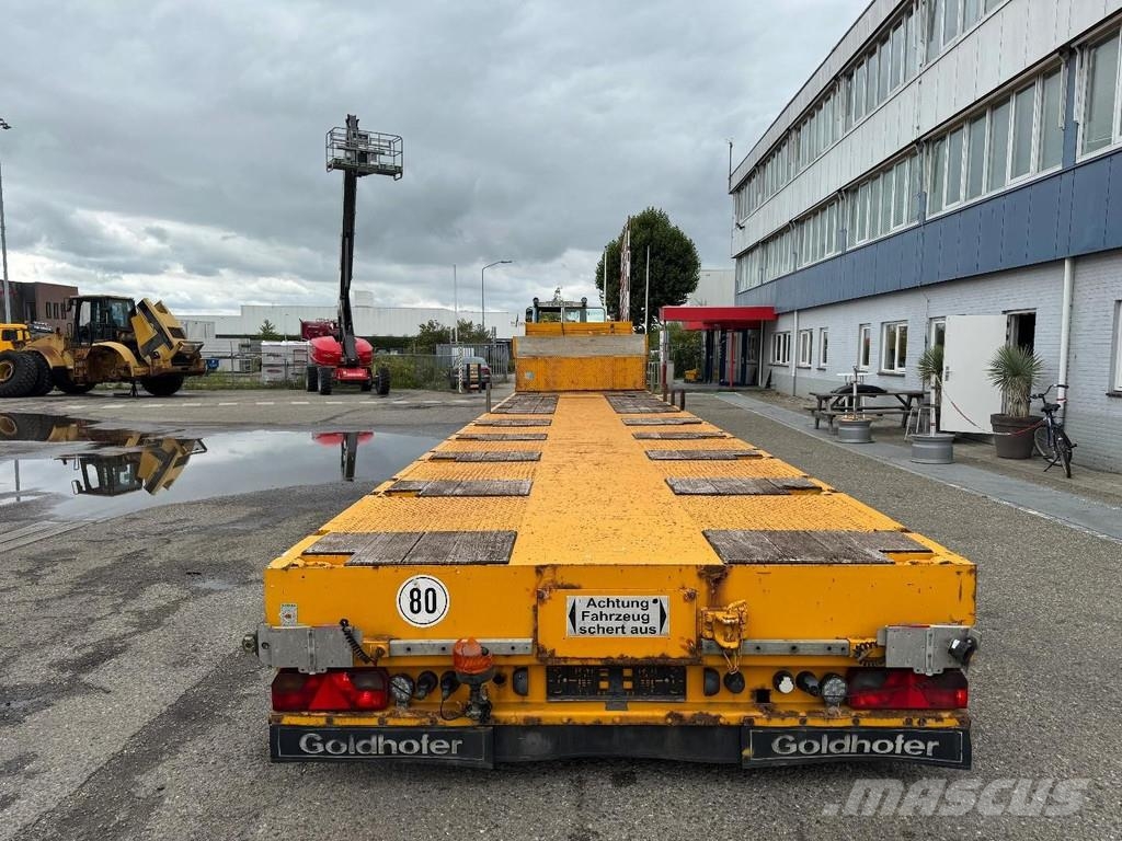 Goldhofer STZ-L5-50/80A 8,13M EXTENDABLE, 5 AXLE STEERING, B Diepladers